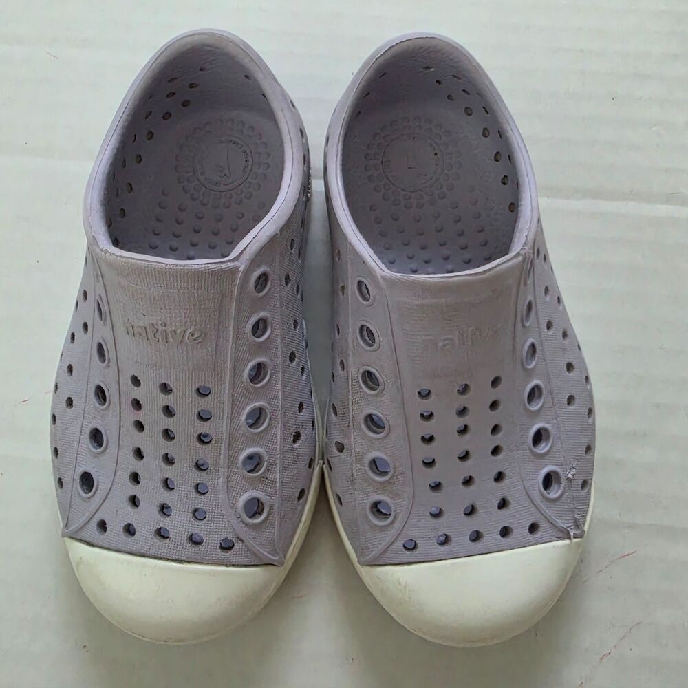 Native Jefferson Slip On Kids Water Shoes Purple Size C6 Lightweight Comfortable